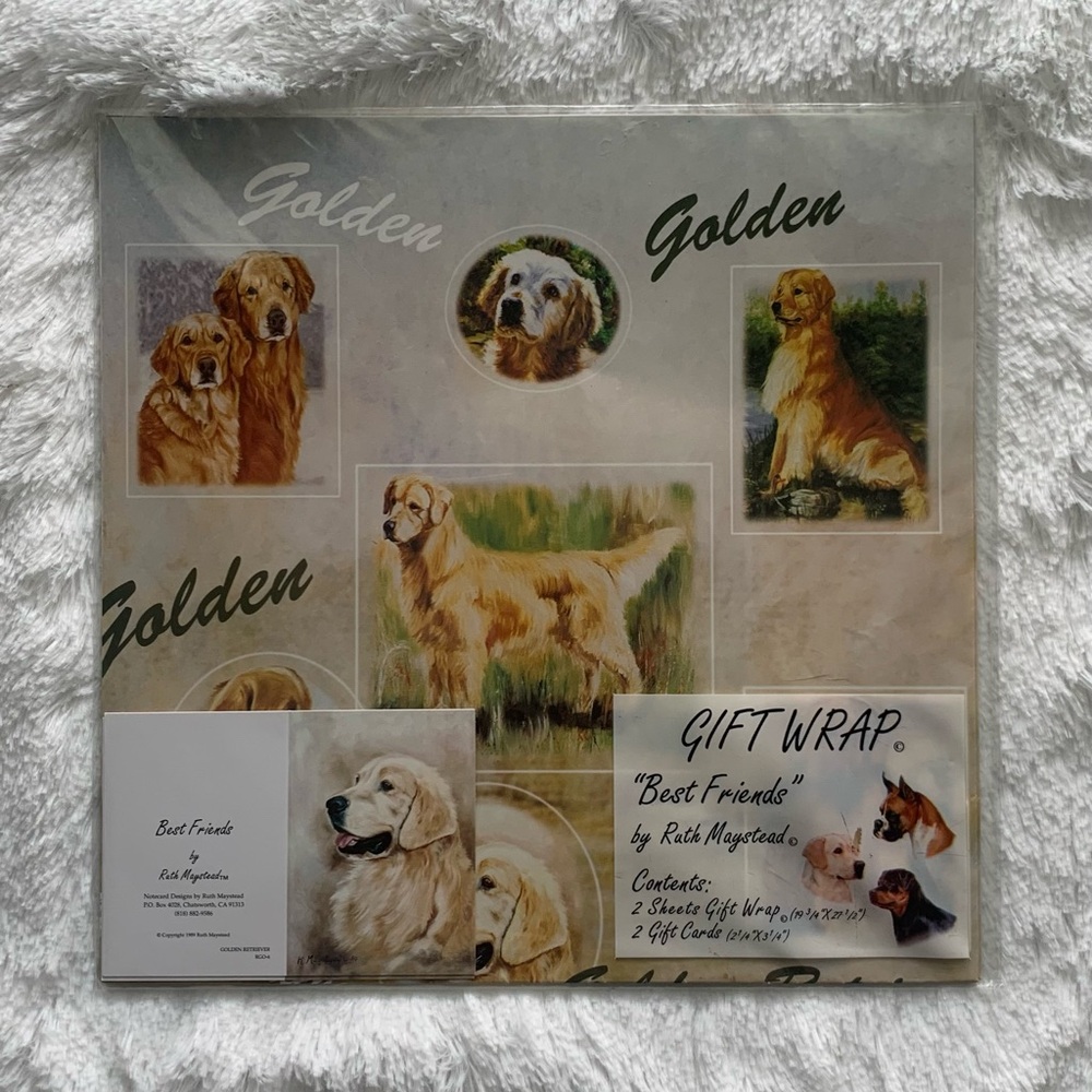 1989 Sealed Best Friends Gift Wraps/ Gift Cards